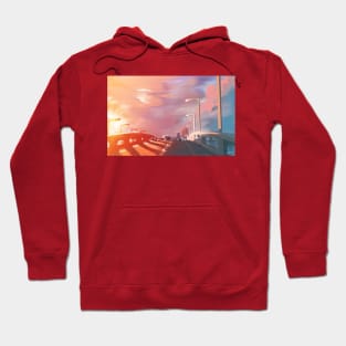 Sunrise and Bridge Hoodie